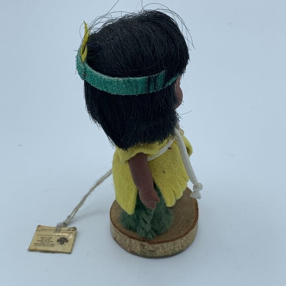 Canadian Indigenous Handmade Doll - Indien Art Eskimo Craft Vintage - Picture 8 of 10